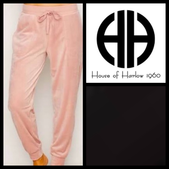 House of Harlow 1960 Pants - NWT House Of Harlow 1960 Velour Joggers